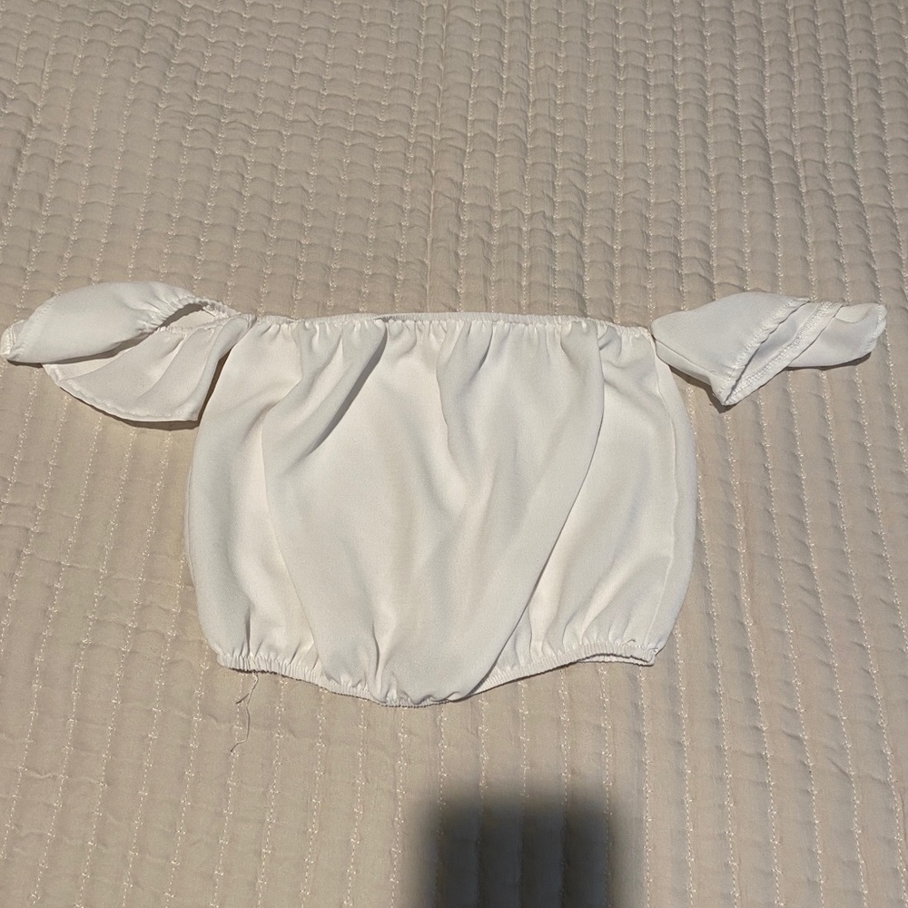 White Crop Top